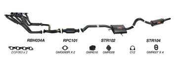 Redback Exhaust System for Holden Commodore (10/1988 - 04/1995), Calais (03/1989 - 04/1995) - Brixton 4x4 - Buy Online Now!